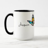 Mug "(Ajoutez Un Nom),, Je Crois Que Je T'Aime !" Café (Gauche)