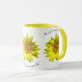 Mug "Ajoutez un peu de soleil à votre journée !" (Devant droit)