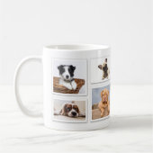 Mug Ajoutez vos propres photos, 8 photo collage modèle (Gauche)