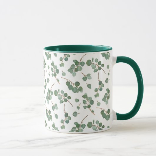Mug Ajoutez votre arbre nommé de dollar en argent (Droite)