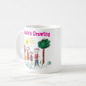 Mug Ajoutez votre école d'art pour enfants adorable (Devant gauche)