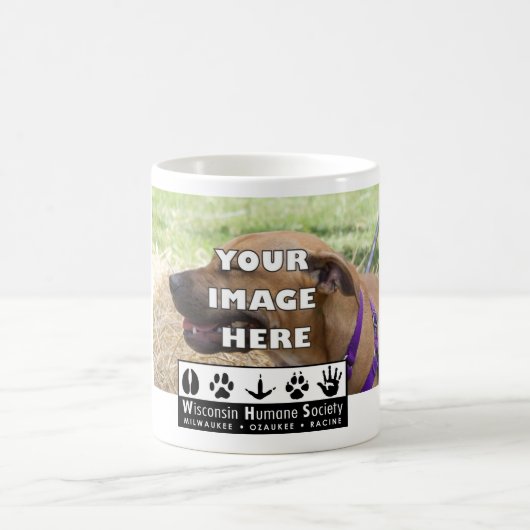 Mug Ajoutez votre logo de l'animal WHS (Centre)