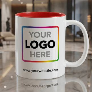 Mug Ajoutez votre logo et site web | Promo Marque Entr