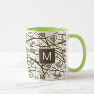 Mug Ajoutez votre motif de sourire initial de
