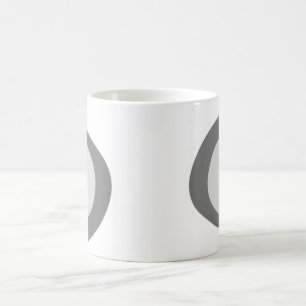 Mug Ajoutez votre nom de logo ici Bleu rouge rayures d
