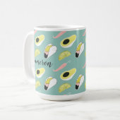 Mug Ajoutez votre nom | Taco à propos de l'amour | Tac (Devant gauche)