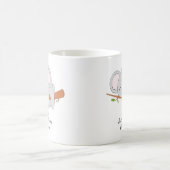 Mug Ajoutez Votre Nom Texte, Koala - Chillaxing Ici! (Centre)