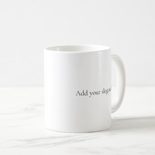Mug Ajoutez votre slogan ou un devis personnalisé dans (Devant droit)