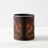 Mug Ajoutez Votre Texte Nom Dragon de Feu Dans Son Rep (Centre)
