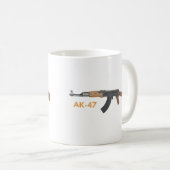 Mug AK-47 Fusil d'assaut (Devant droit)