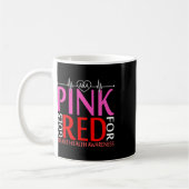 Mug Aka Rose devient rouge pour la sensibilisation à l (Gauche)