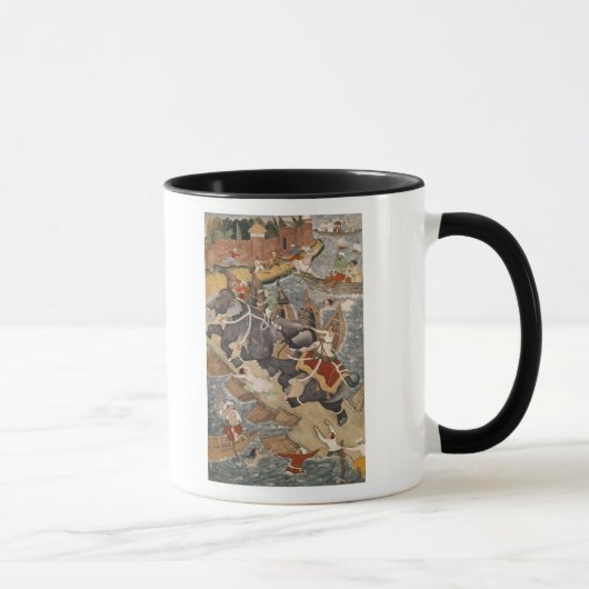 Mug Akbar apprivoise l'éléphant sauvage, Hawa'i (Droite)