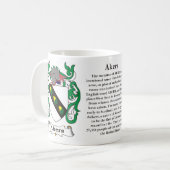 Mug Akers, origine, signification et la crête (Devant gauche)