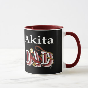 Mug Akita Chien Papa
