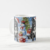 Mug Akita Chien Winter Wonderland Noël Joie (Devant gauche)