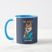 Mug Akita compagnon de café Funny Akita propriétaire (Gauche)