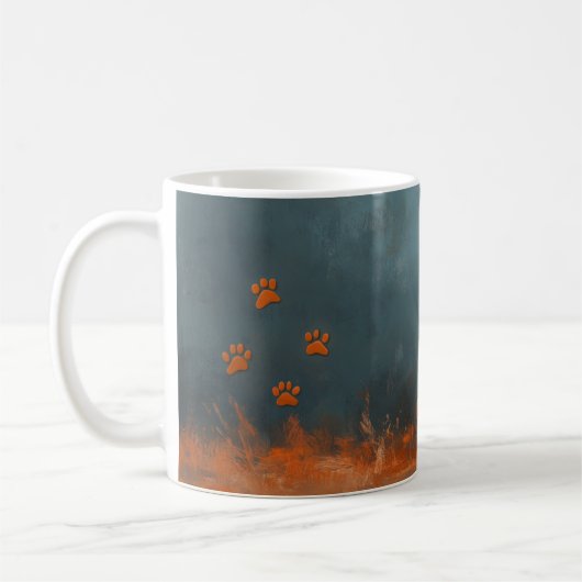 Mug Akita Dog mignon dessin (Gauche)