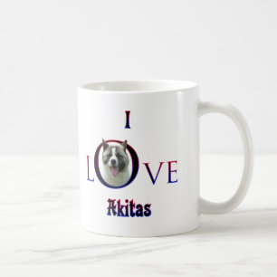Mug Akita I Love