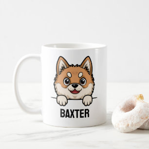 Mug Akita Inu Custom Chien Nom Cute Pet Lover Cadeau