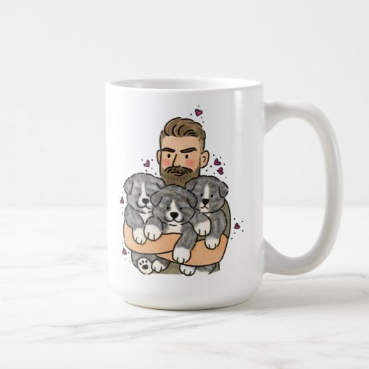 Mug Akita Inu Japonais Bringé (Droite)