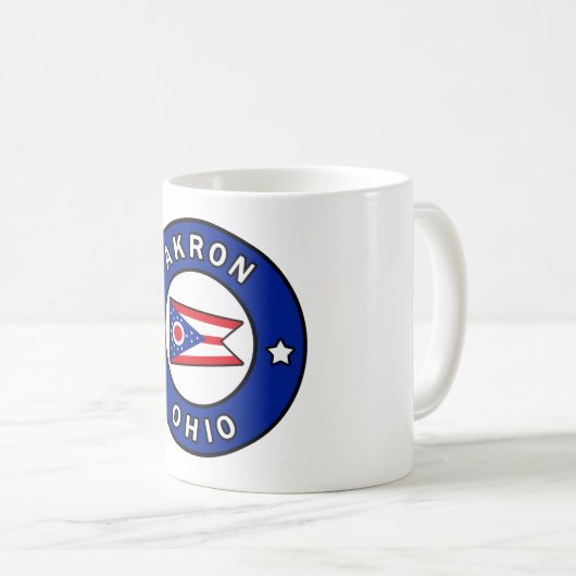 Mug Akron Ohio (Devant droit)