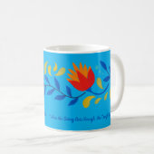 Mug Al Mal Tiempo, Buena Cara Floral mexicain (Devant droit)