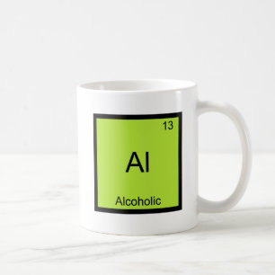 Mug Al - Symbole d'élément de chimie alcoolique Drôle