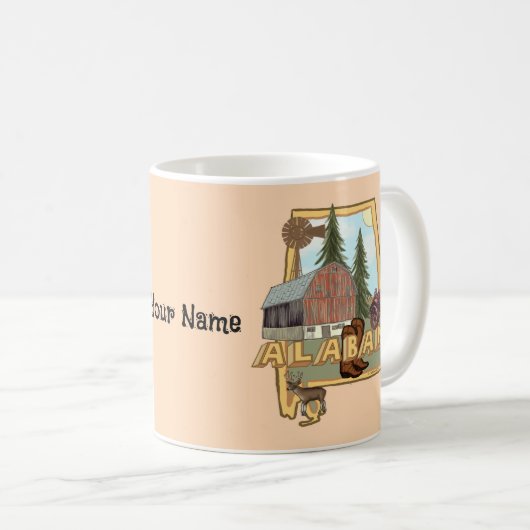 Mug Alabama (Devant droit)
