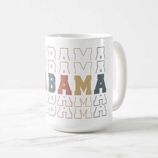 Mug Alabama (Devant droit)