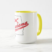 Mug Alabama Cœur de Dixie (Devant droit)
