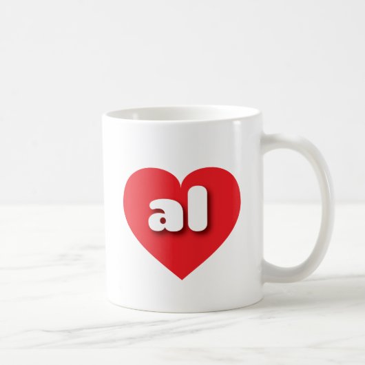 Mug Alabama coeur rouge - J'aime tous (Droite)