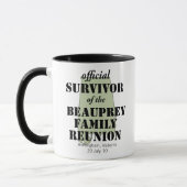 Mug Alabama Custom Family Reunion Survivant (vert) (Gauche)
