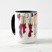 Mug Alabama Dames mode Cowboy Boots Casquette Criminel (Devant gauche)