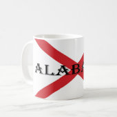 Mug Alabama et le drapeau (Devant gauche)