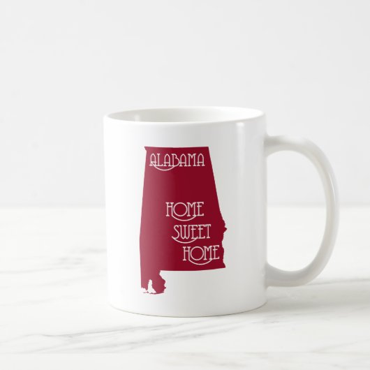 Mug Alabama Home Sweet Home Home par U.S. Custom Ink (Droite)