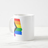 Mug Alabama State Pride LGBTQ Progress Pride (Devant gauche)