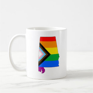 Mug Alabama State Pride LGBTQ Progress Pride