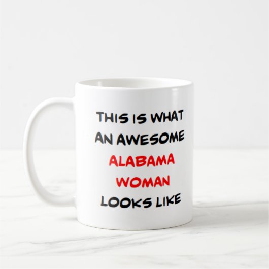 Mug alabama woman, awesome (Gauche)