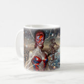 Mug Aladdin Sane Cosmic Lightning Mer étoilée (Devant gauche)