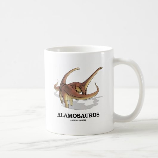 Mug Alamosaurus (amusement de dinosaure) (Droite)