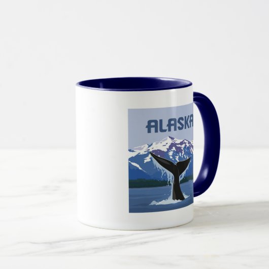 Mug Alaska | Baleine (Devant droit)
