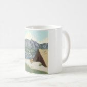 Mug Alaska Bush Avion Et Pêche Voyage (Devant droit)
