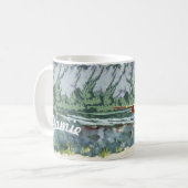 Mug Alaska Bush Avion Et Pêche Voyage (Devant gauche)