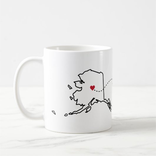 Mug Alaska en Pennsylvanie - Heart2Heart (Gauche)