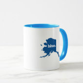 MUG ALASKA ÉTAT BLEU (Devant droit)