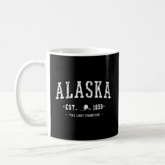 Mug Alaska La Dernière frontière Alaska Est 1959 (Gauche)