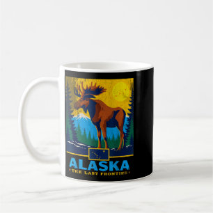 Mug Alaska Le dernier front de terre Moose Faune Voyag