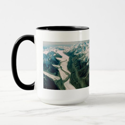 Mug Alaska Mountain Range-Vue aérienne (Gauche)