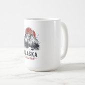 Mug Alaska Untamed North Mountain Wilderness Outdoor (Devant droit)