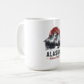 Mug Alaska Untamed North Mountain Wilderness Outdoor (Devant gauche)